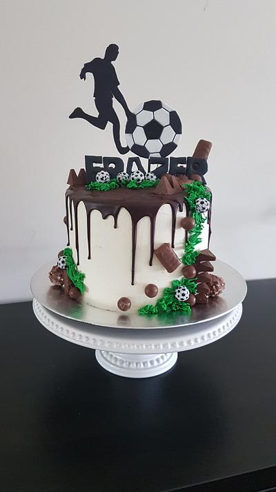Soccer cake - Cake by ImagineCakes