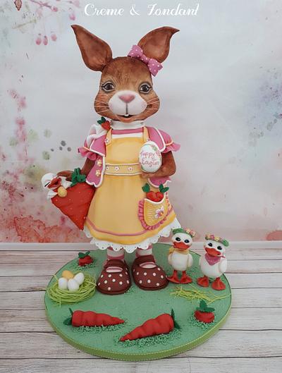 Happy Easter Cake - Cake by Creme & Fondant