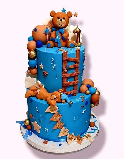 Teddy bear cake🐻 - Cake by Kraljica