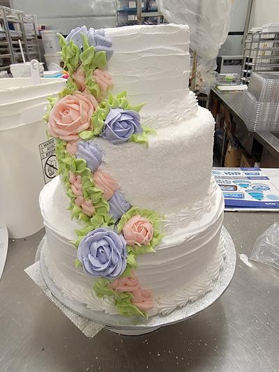 Wedding cake - Cake by Trista87