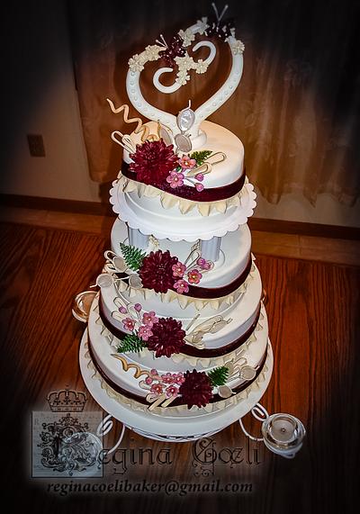 Winter Wedding Cake - Cake by Regina Coeli Baker