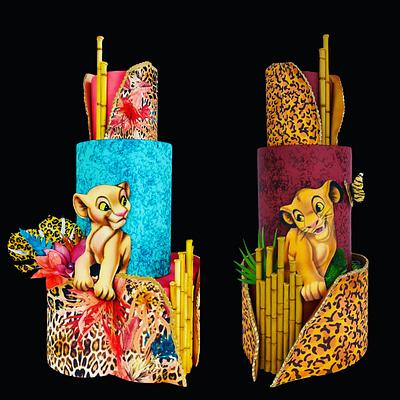 Lion king duo - Cake by Cindy Sauvage 