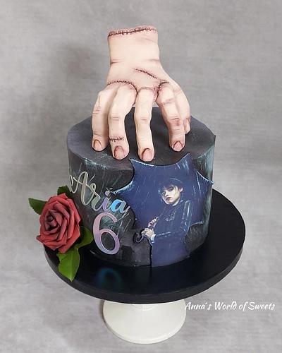 Wednesday Cake  - Cake by Anna's World of Sweets 
