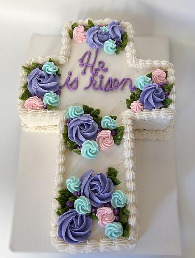 Easter Cross - Cake by Wendy Army