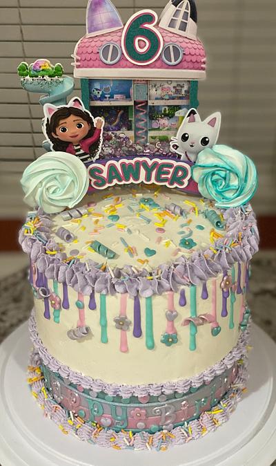 “Gabby’s Dollhouse” birthday cake - Cake by Eicie Does It Custom Cakes