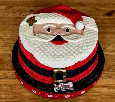 Santa Face Cake  - Cake by Margaret Lloyd