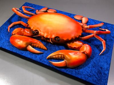 3D Crab Cake - Cake by Serdar Yener | Yeners Way - Cake Art Tutorials