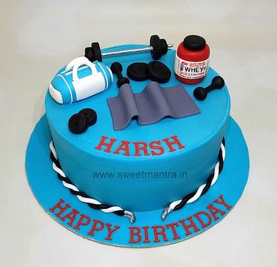 To the Gym cake - Cake by Sweet Mantra Homemade Customized Cakes Pune