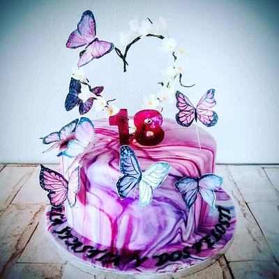 Butterfly cake  - Cake by alenascakes