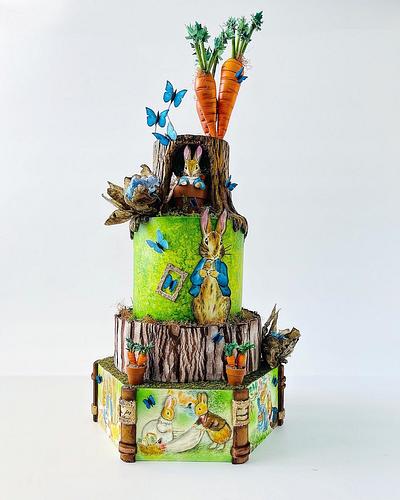 Pierre lapin  - Cake by Cindy Sauvage 