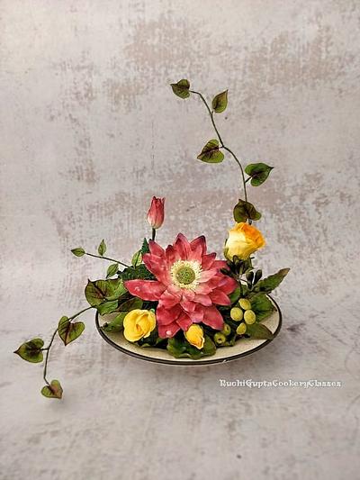 Lotus - Cake by Ruchi Gupta Cookery Classes