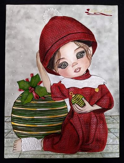 Christmas  elf! - Cake by Catia guida