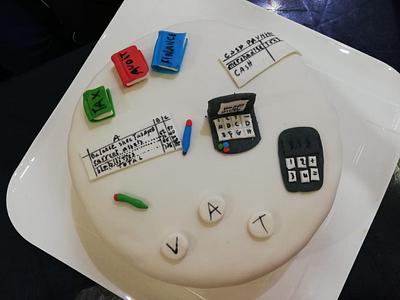 Accountant Birthday Cake - Decorated Cake by - CakesDecor