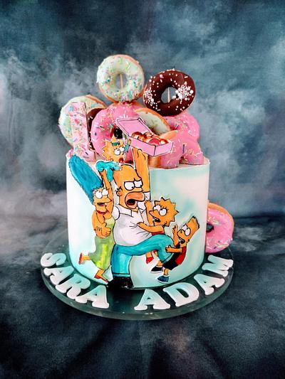 The Simpsons - Cake by alenascakes