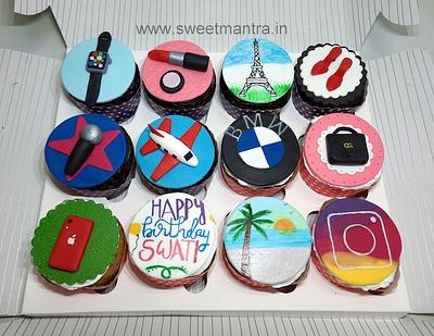 Travel theme cupcakes - Cake by Sweet Mantra Customized cake studio Pune