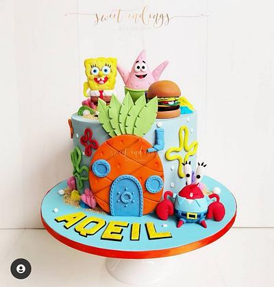 Spongebob Squarepants!!  - Cake by Lulu Goh