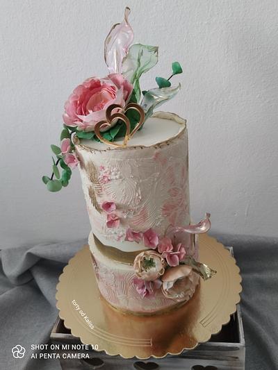 Wedding cake - Cake by Kaliss