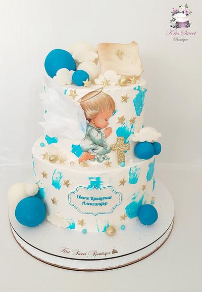 Christening cake - Cake by Kristina Mineva