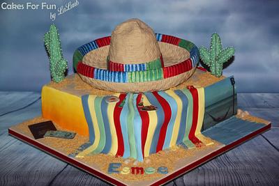 sombrero _ mexico cake - Cake by Cakes for Fun_by LaLuub