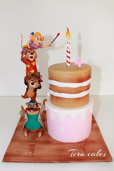 Chip'n Dale Rescue Rangers - Cake by Tera cakes