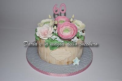 Flowers pot cake - Cake by Daria Albanese