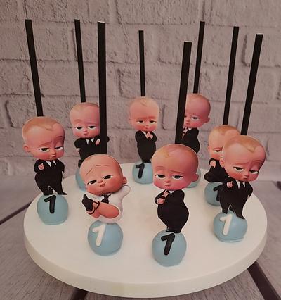 "Baby Boss cake pops " - Cake by Noha Sami