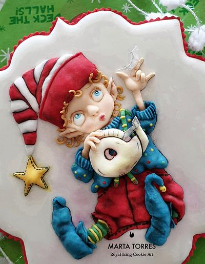 Little Santa Helper..... - Cake by The Cookie Lab  by Marta Torres
