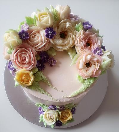 Çiçekler  - Cake by ERENHURIYE