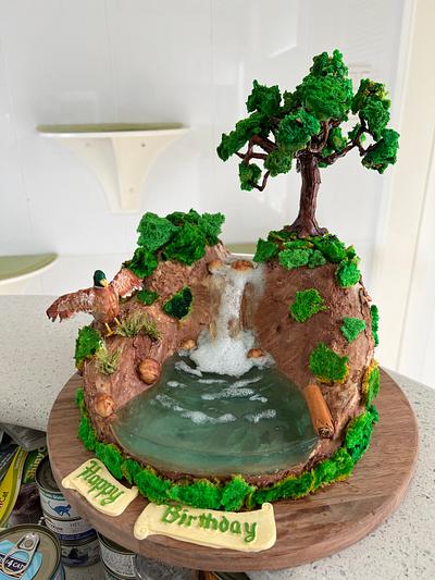 WaterfAll cake - Cake by alek0