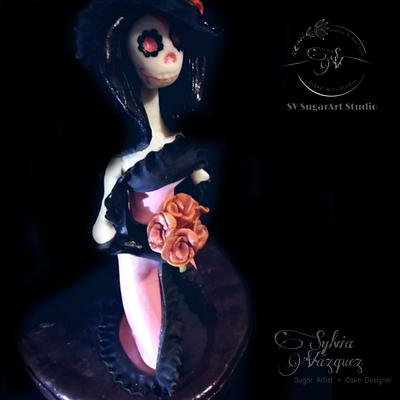 "Lady of Night" • Catrina Parade - Cake by SV Sugar Art Studio