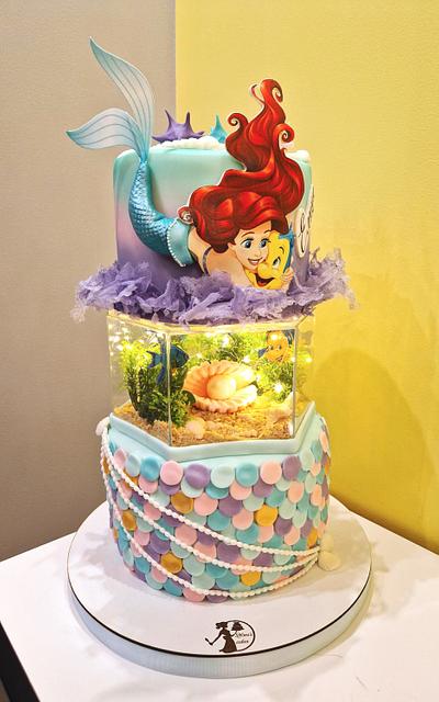 Ariel the Little Mermaid - Cake by Nora Yoncheva