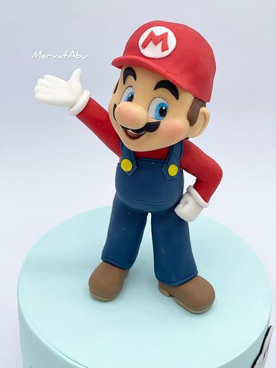 Super Mario cake topper  - Cake by Mervat Abu