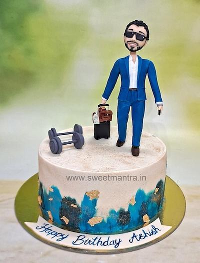 Customized cake for Traveller - Cake by Sweet Mantra Homemade Customized Cakes Pune