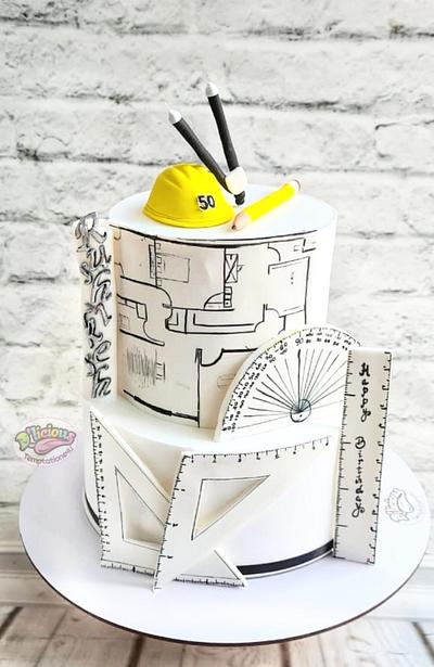 Cake for an architect - Cake by Delicious Temptations 4U 