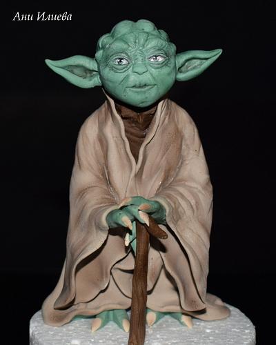 Yoda-Star Wars  - Cake by aniilievacakes
