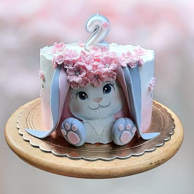 Cute bunny 🎂🐇 - Cake by Julie's Cakes 