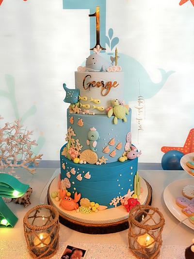Underwater World cake - Cake by Lulu Goh