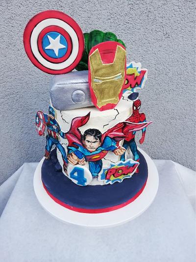 Avengers - Cake by Nikča