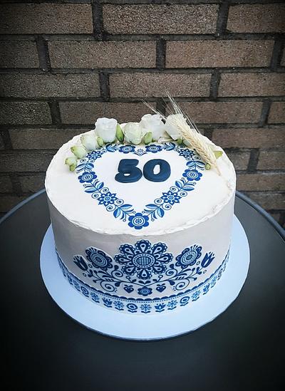 Folklore motif  - Cake by Julie's Cakes 