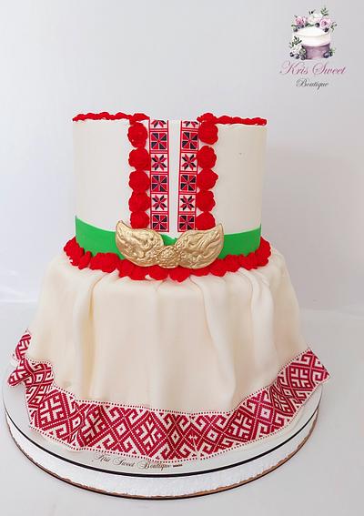 Bulgarian national dress - Cake by Kristina Mineva