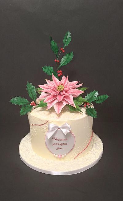 Cake with Christmas star - Cake by Dari Karafizieva