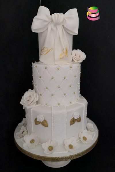 Engagement Wedding cake - Cake by Ruth - Gatoandcake