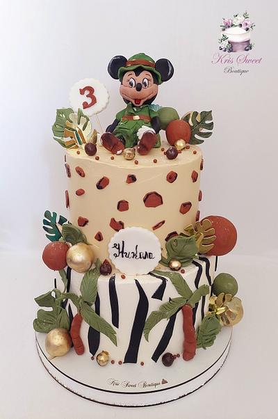 Mickey mouse safari  - Cake by Kristina Mineva