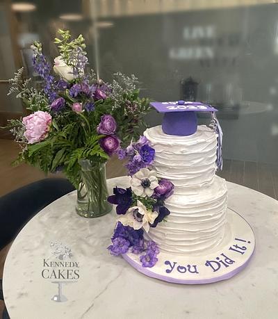 High School Graduation - Cake by Jenny Kennedy Jenny's Haute Cakes