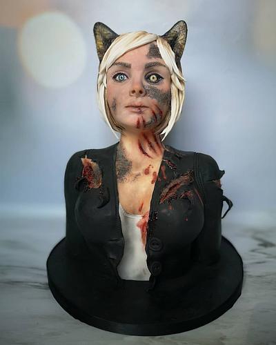 Wolf Girl - Cake by Cakes by Aurelie