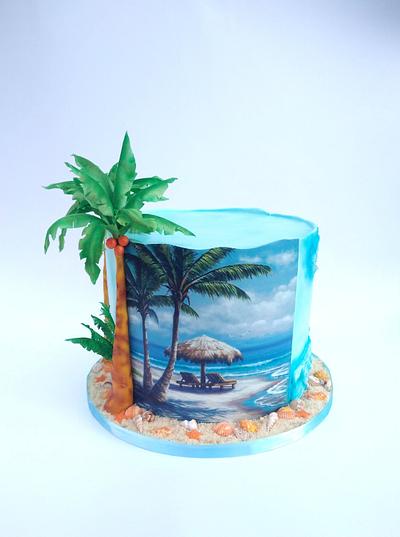 I love the sea  - Cake by Dari Karafizieva