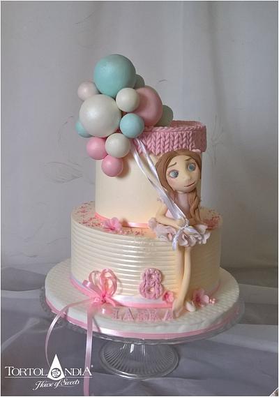 Birthday cake with baloons - Cake by Tortolandia