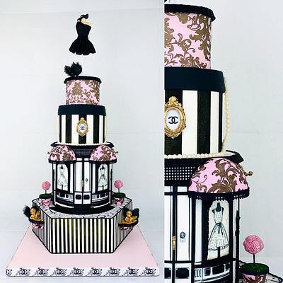 Haute couture cake  - Cake by Cindy Sauvage 