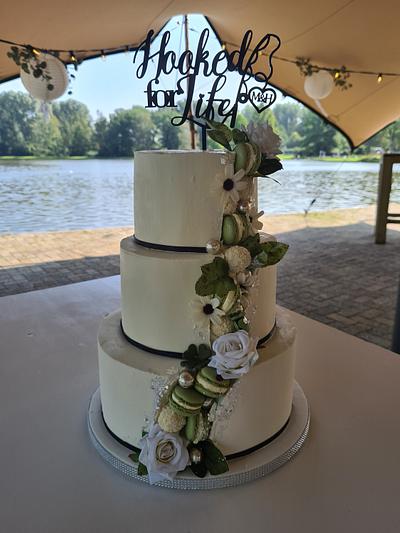 Faultline line weddingcake - Cake by Cake Rotterdam 