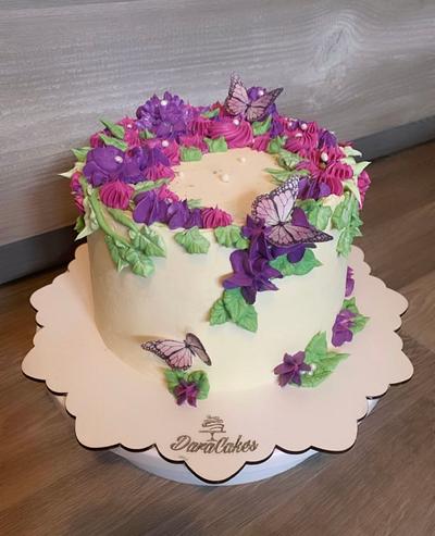 Flowers cake - Cake by DaraCakes